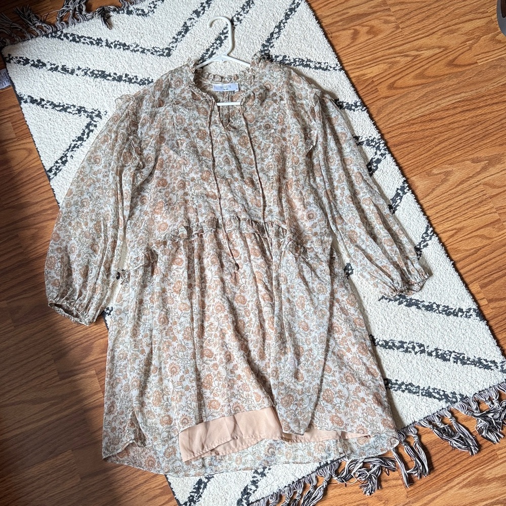 Wren Floral Ruffle Blouse